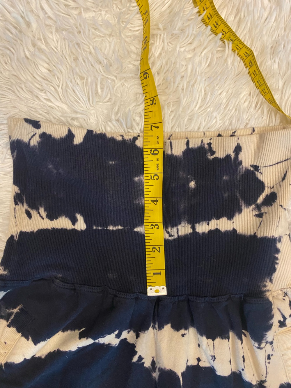 Young Fabulous & Broke YFB Blue & Cream Tie Dye Joggers NWOT Medium - Picture 5 of 9